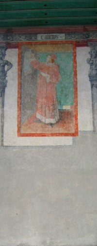 Wandbild des Galienus, um 1458
