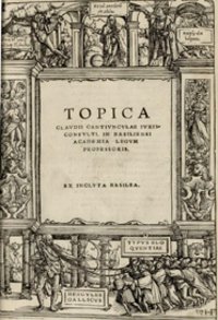 Canituncula Titelblatt Topica Basel 1520
