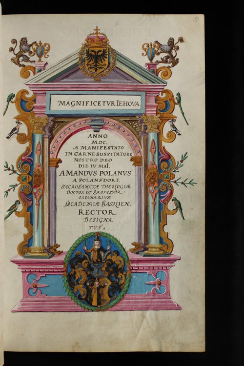 Amandus Polanus von Polansdorf, UB Mscr AN II, 3, 1600, II77r