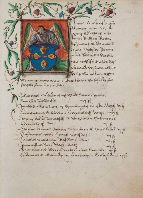 Hieronymus Blotzheim, UB Mscr AN II, 3, 1527, 160r